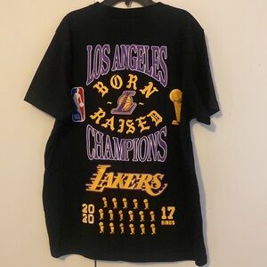 BornxRaised Lakers Champions Tshirt.